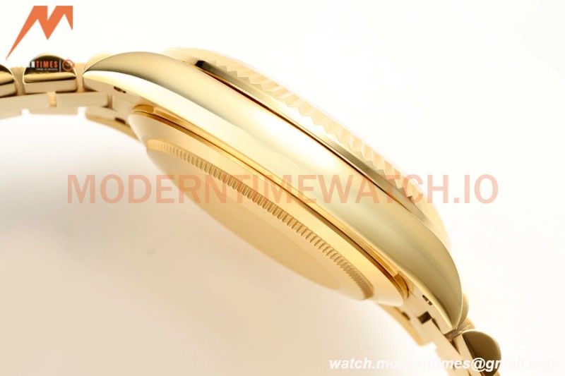 Rolex - DayDate 228238 Gain Weight 40mm Flt Pres YG/YG Grn Ombre/Rmn KF VR3255