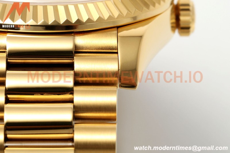 Rolex - DayDate 228238 Gain Weight 40mm Flt Pres YG/YG Grn Ombre/Rmn KF VR3255