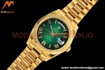 Rolex - DayDate 228238 Gain Weight 40mm Flt Pres YG/YG Grn Ombre/Rmn KF VR3255