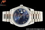 Rolex - DayDate 228239 Gain Weight 40mm Flt Pres SS/SS Blue/Rmn KF VR3255