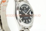 Rolex - DayDate 228239 Gain Weight 40mm Flt Pres SS/SS Blk/Stk KF VR3255