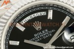 Rolex - DayDate 228239 Gain Weight 40mm Flt Pres SS/SS Blk/Stk KF VR3255