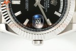 Rolex - DayDate 228239 Gain Weight 40mm Flt Pres SS/SS Blk/Stk KF VR3255