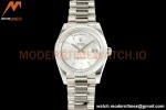 Rolex - DayDate 228239 Gain Weight 40mm Flt Pres SS/SS Silv/Dia KF VR3255