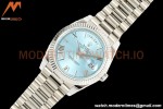Rolex - DayDate 228236 Gain Weight 40mm Flt Pres SS/SS I-Blu/Rmn KF VR3255