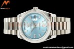 Rolex - DayDate 228236 Gain Weight 40mm Flt Pres SS/SS I-Blu/Dia KF VR3255