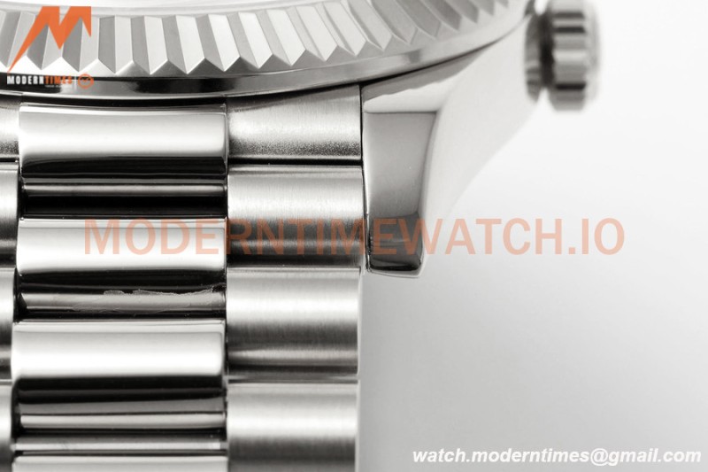 Rolex - DayDate 228239 Gain Weight 40mm Flt Pres SS/SS Blu Ombre/Rmn KF VR3255