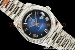 Rolex - DayDate 228239 Gain Weight 40mm Flt Pres SS/SS Blu Ombre/Rmn KF VR3255