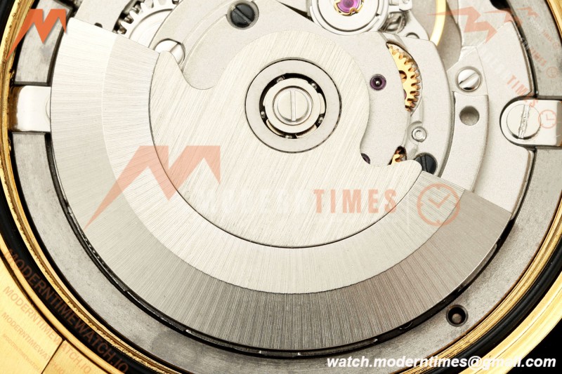 Rolex - DayDate 128238 Gain Weight 36mm Flt Pres YG/YG Grn/Dia KF A2836 | 롤렉스 - 데이데이트 128238 게인 웨이트 36mm 플랫 프레스 YG/YG 그린/다이아 KF A2836