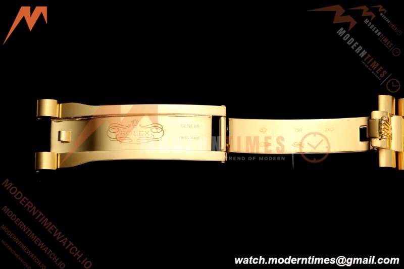 Rolex - DayDate 128238 Gain Weight 36mm Flt Pres YG/YG Gold/Dia KF A2836