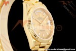 Rolex - DayDate 128238 Gain Weight 36mm Flt Pres YG/YG Gold/Dia KF A2836