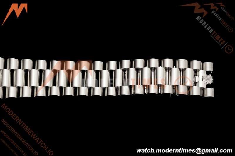 Rolex - DayDate 128239 Gain Weight 36mm Flt Pres SS/SS Blu/Dia KF A2836