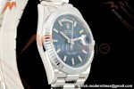 Rolex - DayDate 128239 Gain Weight 36mm Flt Pres SS/SS Blu/Dia KF A2836