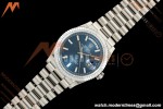 Rolex - DayDate 128239 Gain Weight 36mm Flt Pres SS/SS Blu/Dia KF A2836