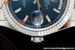Rolex - DayDate 128239 Gain Weight 36mm Flt Pres SS/SS Blu/Dia KF A2836