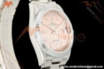 Rolex - DayDate 128239 Gain Weight 36mm Flt Pres SS/SS Pink/Dia KF A2836