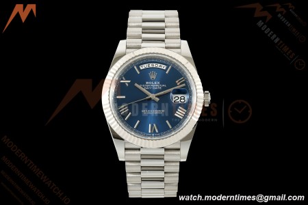 Rolex - DayDate 228239 Gain Weight 40mm Flt Pres SS/SS Blu/Rmn VSF DD3255