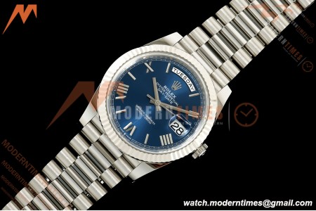 Rolex - DayDate 228239 Gain Weight 40mm Flt Pres SS/SS Blu/Rmn VSF DD3255