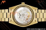 Rolex - DayDate 228238 Gain Weight 40mm Flt Pres YG/YG Grn/Rmn VSF DD3255 | 롤렉스 - 데이데이트 228238 Gain Weight 40mm 플루티드 프레지던트 옐로우 골드/옐로우 골드 그린/로마 숫자 VSF DD3255