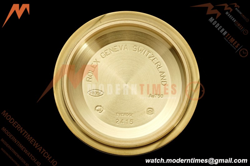Rolex - DayDate 228238 Gain Weight 40mm Flt Pres YG/YG Grn/Rmn VSF DD3255 | 롤렉스 - 데이데이트 228238 Gain Weight 40mm 플루티드 프레지던트 옐로우 골드/옐로우 골드 그린/로마 숫자 VSF DD3255