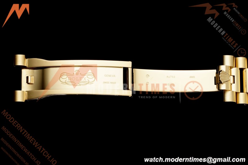 Rolex - DayDate 228238 Gain Weight 40mm Flt Pres YG/YG Grn/Rmn VSF DD3255 | 롤렉스 - 데이데이트 228238 Gain Weight 40mm 플루티드 프레지던트 옐로우 골드/옐로우 골드 그린/로마 숫자 VSF DD3255
