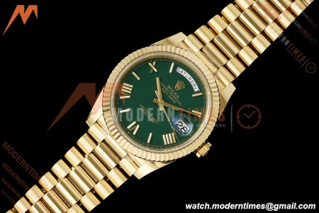 Rolex - DayDate 228238 Gain Weight 40mm Flt Pres YG/YG Grn/Rmn VSF DD3255