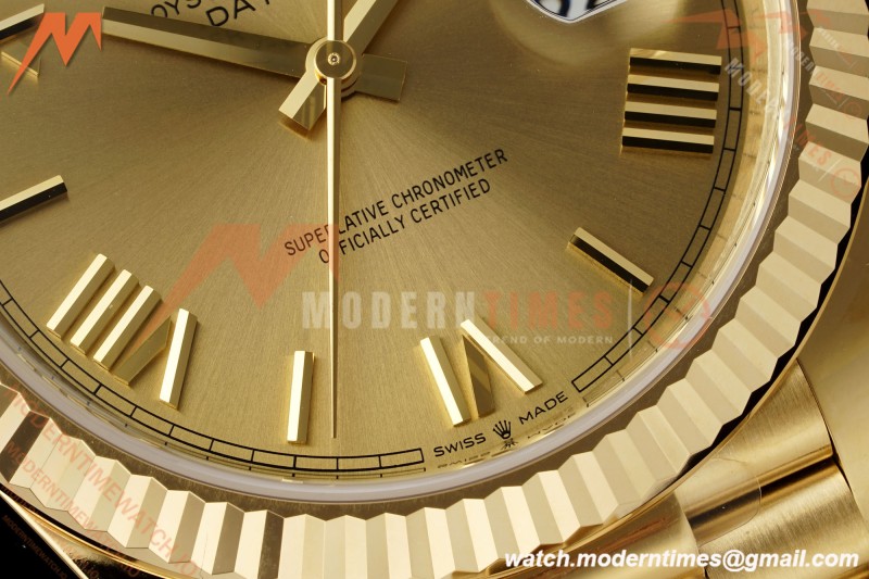 Rolex - DayDate 228238 Gain Weight 40mm Flt Pres YG/YG Champ/Rmn VSF DD3255