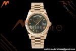 Rolex - DayDate 228235 Gain Weight 40mm Flt Pres RG/RG Green/Rmn VSF DD3255