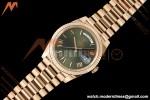 Rolex - DayDate 228235 Gain Weight 40mm Flt Pres RG/RG Green/Rmn VSF DD3255