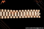 Rolex - DayDate 228235 Gain Weight 40mm Flt Pres RG/RG Green/Rmn VSF DD3255