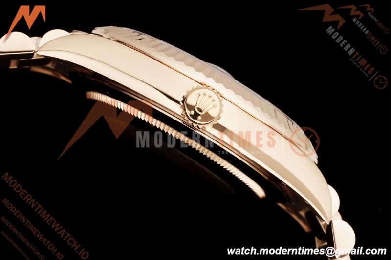 Rolex - DayDate 228235 Gain Weight 40mm Flt Pres RG/RG Green/Rmn VSF DD3255