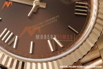 Rolex - DayDate 228235 Gain Weight 40mm Flt Pres RG/RG Brn/Rmn VSF DD3255 | 롤렉스 - 데이데이트 228235 Gain Weight 40mm 플루티드 프레지던트 로즈 골드/로즈 골드 브라운/로마 숫자 VSF DD3255