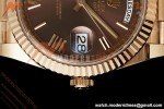 Rolex - DayDate 228235 Gain Weight 40mm Flt Pres RG/RG Brn/Rmn VSF DD3255 | 롤렉스 - 데이데이트 228235 Gain Weight 40mm 플루티드 프레지던트 로즈 골드/로즈 골드 브라운/로마 숫자 VSF DD3255
