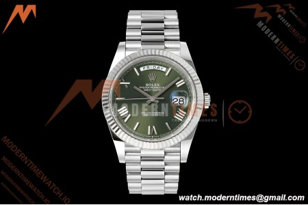 Rolex - DayDate 228239 Gain Weight 40mm Flt Pres SS/SS Grn/Rmn VSF V2 DD3255