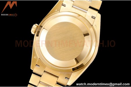 Rolex - DayDate 36mm 128238 Flt Pres YG/YG Malachite Green RAF A2836