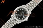 Rolex - Datejust 126334 41mm Jub Flt 904L SS/SS Blk/Dia VSF DD3235