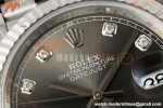 Rolex - Datejust 126334 41mm Jub Flt 904L SS/SS Gray/Dia VSF DD3235