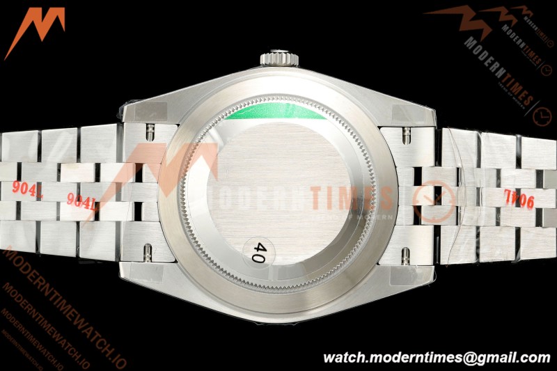 Rolex - Datejust 126334 41mm Jub Flt 904L SS/SS Gray/Dia VSF DD3235