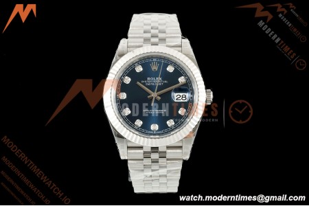 Rolex - Datejust 126334 41mm Jub Flt 904L SS/SS Blu/Dia VSF DD3235