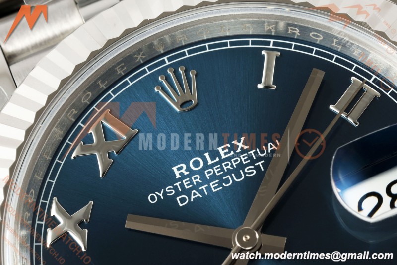 Rolex - Datejust 126334 41mm Jub Flt 904L SS/SS Blu/Rmn VSF DD3235
