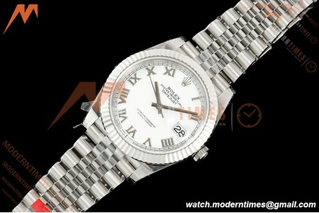 Rolex - Datejust 126334 41mm Jub Flt 904L SS/SS Wht/Rmn VSF DD3235