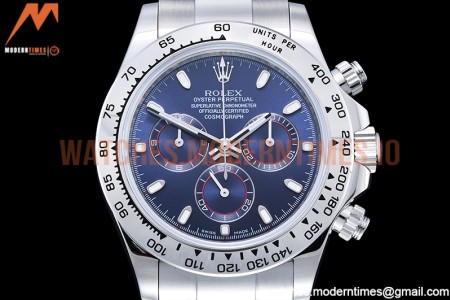 Rolex - Daytona 116519 SS/SS Blue/Stk OMF A7750