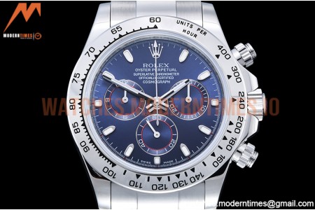 Rolex - Daytona 116519 SS/SS Blue/Stk OMF A7750