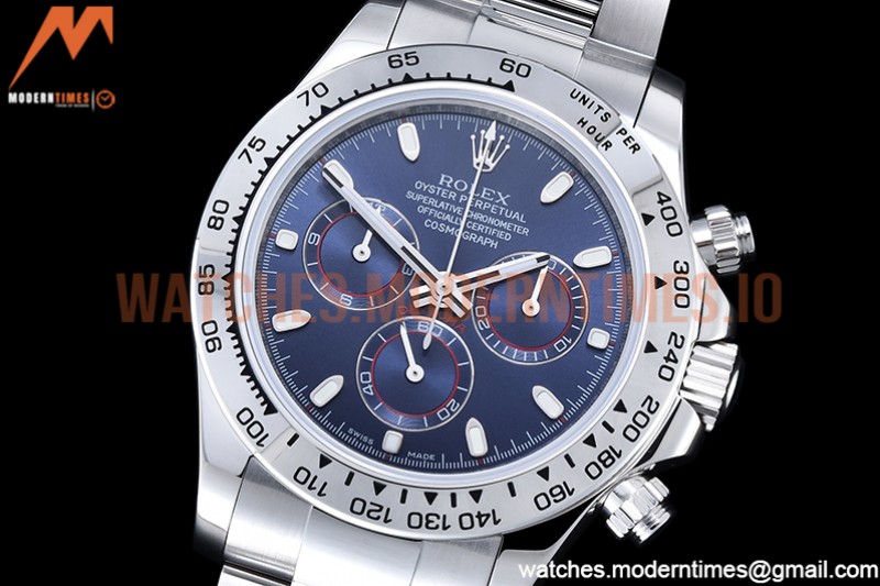 Rolex - Daytona 116519 SS/SS Blue/Stk OMF A7750