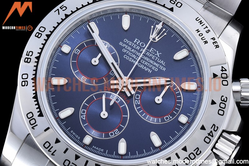 Rolex - Daytona 116519 SS/SS Blue/Stk OMF A7750