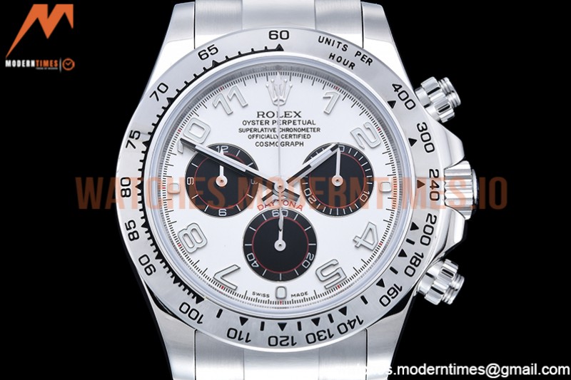 Rolex - Daytona 116519 SS/SS Wht/Num OMF A7750