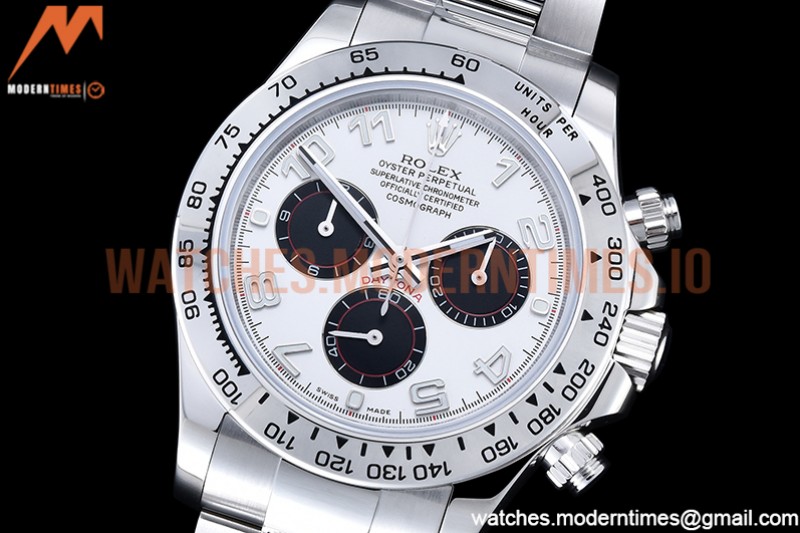 Rolex - Daytona 116519 SS/SS Wht/Num OMF A7750