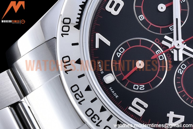 Rolex - Daytona 116519 SS/SS Black/Num OMF A7750