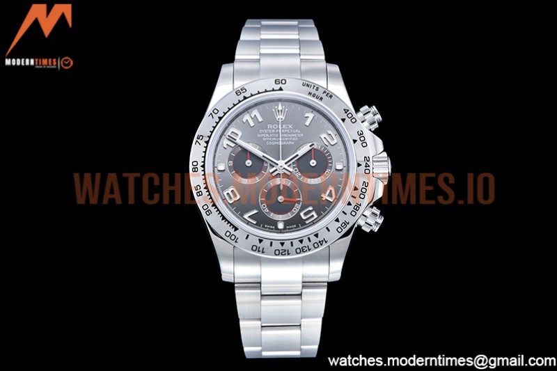 Rolex - Daytona 116519 SS/SS Grey/Num OMF A7750