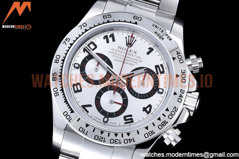 Rolex - Daytona 116519 SS/SS White/Num OMF A7750